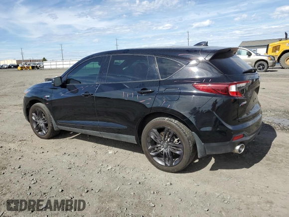 2021 Acura RDX w/A-Spec Package with VIN 5J8TC2H60ML018030, listed as a Copart auction lot 50355625 with 49,699 mi miles and Salvage Title. Bid and sale history available at carsss.com. Image 2.