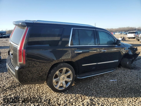 2018 Cadillac Escalade Luxury z VIN 1GYS4BKJ5JR383407, wystawiony jako Copart lot #46057505 z przebiegiem 97 057 mil mil oraz Szkoda całkowita • Salvage title. Historia ofert i sprzedaży dostępna na DreamBid. Obrazek 3.