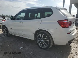 2015 BMW X3 xDrive28i with VIN 5UXWX9C5XF0D60503, listed as a Copart auction lot 52696895 with 187,046 mi miles and Clean Title. Bid and sale history available at carsss.com. Image 2.