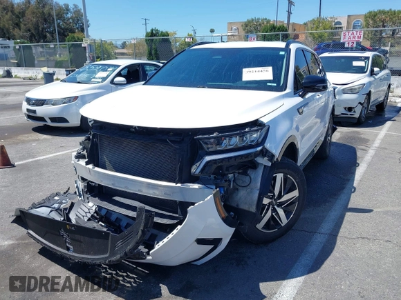 2023 Kia Sorento S with VIN 5XYRL4LC0PG192505, listed as a IAAI auction lot 39214456 with 68,888 mi miles and . Bid and sale history available at DreamBid. Image 2.