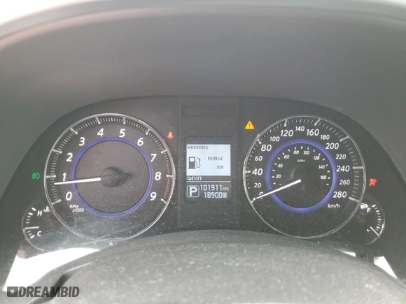 2017 Infiniti QX70 with VIN JN8CS1MW6HM410547, listed as a Copart auction lot 55071474 with 101,911 mi miles and Salvage Title. Bid and sale history available at carsss.com. Image 9.