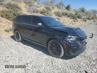 2020 Dodge Durango R/T with VIN 1C4SDHCT0LC394328, listed as a Copart auction lot 60821955 with 70,504 mi miles and Salvage title. Bid and sale history available at DreamBid. Image 4.