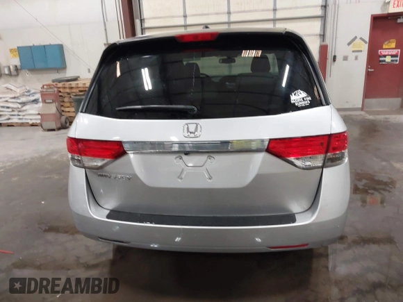 2015 Honda Odyssey EX-L with VIN 5FNRL5H66FB028822, listed as a IAAI auction lot 42067242 with 122,354 mi miles and . Bid and sale history available at carsss.com. Image 16.