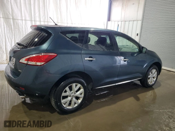 2013 Nissan Murano SV with VIN JN8AZ1MW1DW301009, listed as a Copart auction lot 67237214 with 77,802 mi miles and Salvage Title. Bid and sale history available at carsss.com. Image 3.