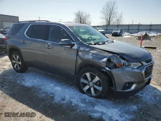 2021 Chevrolet Traverse LT Leather with VIN 1GNEVHKW1MJ175582, listed as a Copart auction lot 50716715 with 56,532 mi miles and Salvage Title. Bid and sale history available at carsss.com. Image 4.