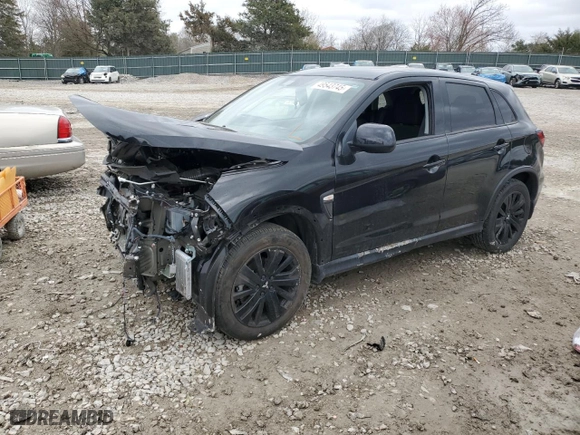 2023 Mitsubishi Outlander Sport ES with VIN JA4ARUAU9PU014513, listed as a Copart auction lot 49543745 with 20,492 mi miles and Salvage Title. Bid and sale history available at carsss.com. Image 1.