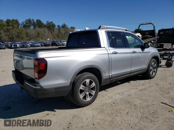 2017 Honda Ridgeline RTL-E with VIN 5FPYK3F74HB013132, listed as a Copart auction lot 48537645 with 83,534 mi miles and Salvage title. Bid and sale history available at DreamBid. Image 3.