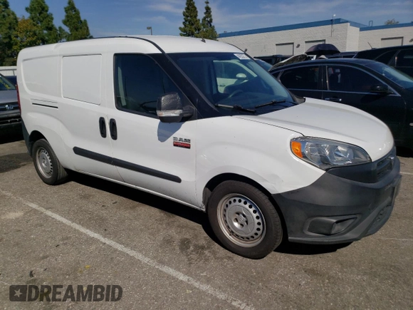 2018 Ram ProMaster City Cargo Tradesman with VIN ZFBERFAB3J6K02010, listed as a Copart auction lot 44203273 with 189,336 mi miles and . Bid and sale history available at DreamBid. Image 4.
