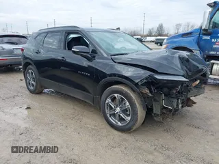 2023 Chevrolet Blazer LT with VIN 3GNKBJRSXPS206207, listed as a IAAI auction lot 41488978 with 16,393 mi miles and . Bid and sale history available at DreamBid. Image 1.