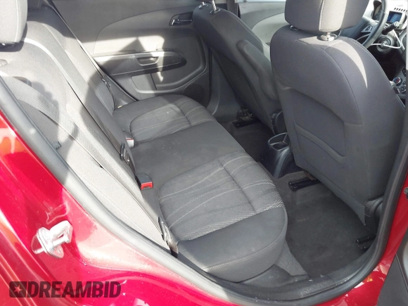 2014 Chevrolet Sonic LT with VIN 1G1JC6SB9E4232389, listed as a IAAI auction lot 41472291 with 165,711 mi miles. Bid and sale history available at carsss.com. Image 8.