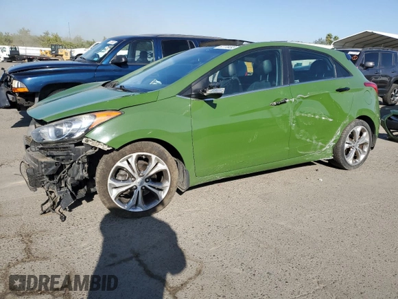 2013 Hyundai Elantra GT with VIN KMHD35LE5DU040453, listed as a Copart auction lot 67770493 with 72,432 mi miles and Salvage Title. Bid and sale history available at carsss.com. Image 1.
