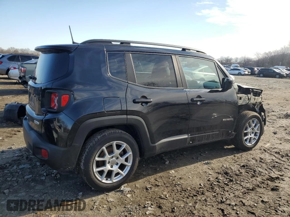 2020 Jeep Renegade Altitude with VIN ZACNJABB6LPL65270, listed as a Copart auction lot 48143655 with 31,457 mi miles and Salvage title. Bid and sale history available at DreamBid. Image 3.
