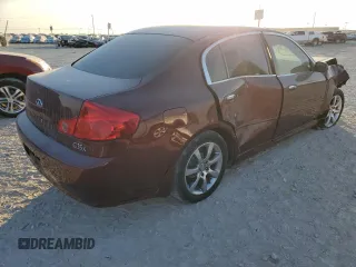 2006 Infiniti G35 z VIN JNKCV51F06M615940, wystawiony jako Copart lot #81223434 z przebiegiem 201 543 mil mil oraz Szkoda całkowita • Salvage title. Historia ofert i sprzedaży dostępna na DreamBid. Obrazek 3.