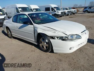 2004 Chevrolet Monte Carlo SS with VIN 2G1WX12K349121362, listed as a IAAI auction lot 41721661 with 80,371 mi miles. Bid and sale history available at carsss.com. Image 1.