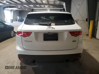 2018 Jaguar F-Pace 30t Prestige with VIN SADCK2GX4JA290720, listed as a Copart auction lot 61926075 with 44,008 mi miles and Salvage title. Bid and sale history available at DreamBid. Image 6.