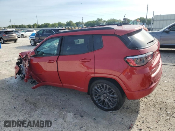 2023 Jeep Compass Limited with VIN 3C4NJDCN1PT543923, listed as a Copart auction lot 50697685 with 30,746 mi miles and Non Repairable. Bid and sale history available at DreamBid. Image 2.