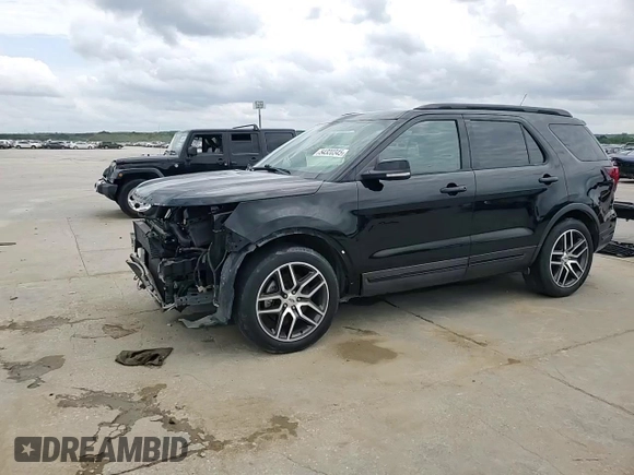 2018 Ford Explorer Sport with VIN 1FM5K8GT5JGA43588, listed as a Copart auction lot 54320345 with 148,996 mi miles and Salvage Title. Bid and sale history available at DreamBid. Image 15.