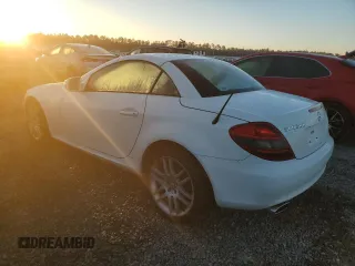 2009 Mercedes-Benz SLK-Class 3.0L with VIN WDBWK54F29F204033, listed as a Copart auction lot 75133864 with 0 mi miles and Salvage Title. Bid and sale history available at carsss.com. Image 2.