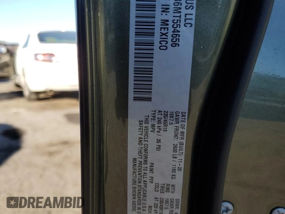 2021 Jeep Compass 80th Anniversary z VIN 3C4NJDEB6MT554656, wystawiony jako Copart lot #79352014 z przebiegiem 84 561 mil mil oraz Szkoda całkowita • Salvage title. Historia ofert i sprzedaży dostępna na DreamBid. Obrazek 13.
