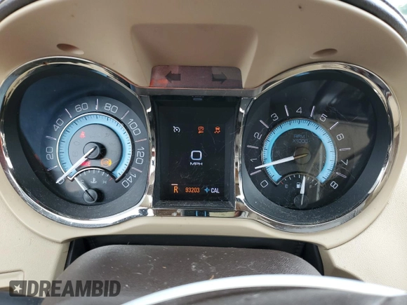 2012 Buick LaCrosse Leather with VIN 1G4GC5E32CF222073, listed as a Copart auction lot 56491105 with 93,203 mi miles and Salvage title. Bid and sale history available at DreamBid. Image 9.