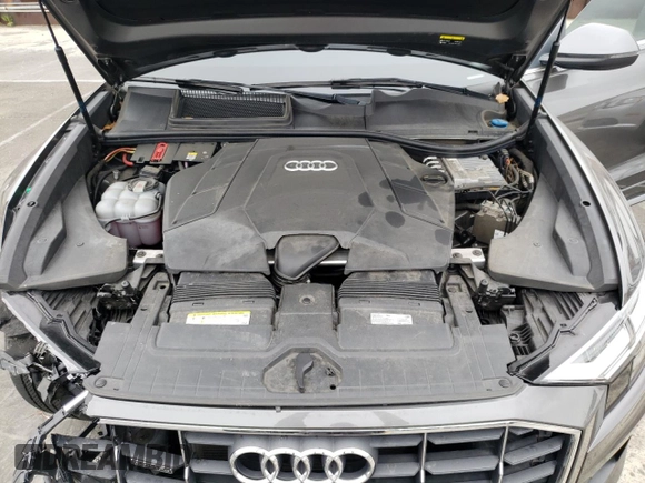 2019 Audi Q8 Premium with VIN WA1AVAF19KD016537, listed as a Copart auction lot 47663195 with 70,409 mi miles and Salvage Title. Bid and sale history available at carsss.com. Image 12.