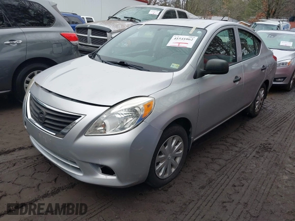 2012 Nissan Versa SV with VIN 3N1CN7AP9CL935742, listed as a IAAI auction lot 41541062 with 181,924 mi miles. Bid and sale history available at carsss.com. Image 2.