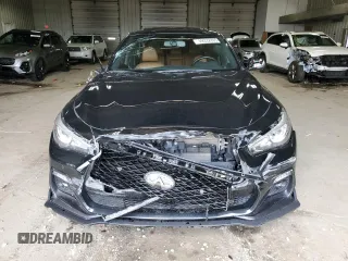 2021 Infiniti Q50 Signature Edition with VIN JN1EV7CR5MM752479, listed as a Copart auction lot 59332895 with 37,884 mi miles and Salvage title. Bid and sale history available at DreamBid. Image 5.