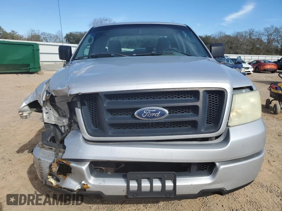 2005 Ford F-150 STX with VIN 1FTRX12W75NB68657, listed as a Copart auction lot 47725095 with 201,357 mi miles and Salvage title. Bid and sale history available at DreamBid. Image 5.