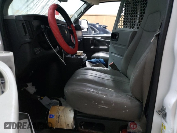 2015 Chevrolet Express Cargo with VIN 1GCWGFCF8F1197303, listed as a Copart auction lot 84651484 with Not provided miles and Salvage title. Bid and sale history available at DreamBid. Image 7.