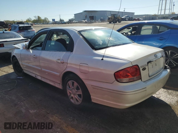 2004 Hyundai Sonata with VIN KMHWF25H14A007148, listed as a Copart auction lot 75950614 with 0 mi miles and Salvage Title. Bid and sale history available at carsss.com. Image 2.