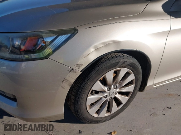 2014 Honda Accord EX-L with VIN 1HGCR2F81EA071349, listed as a IAAI auction lot 41847441 with 36,938 mi miles and . Bid and sale history available at DreamBid. Image 6.