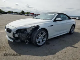 2015 BMW 6 Series 640i xDrive with VIN WBAYP5C52FDZ28295, listed as a Copart auction lot 71644454 with 41,924 mi miles and Salvage Title. Bid and sale history available at carsss.com. Image 1.