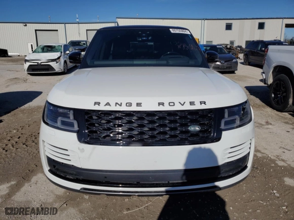 2020 Land Rover Range Rover with VIN SALGS5SE1LA579733, listed as a Copart auction lot 80755964 with 54,848 mi miles and Salvage Title. Bid and sale history available at carsss.com. Image 5.