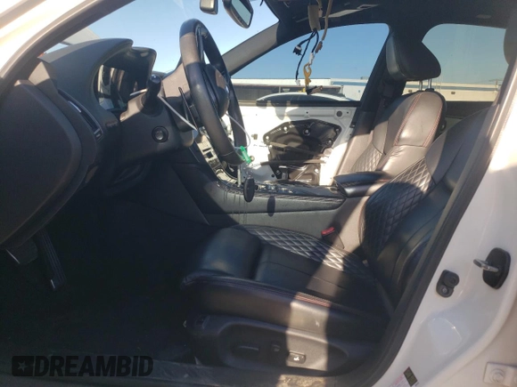 2019 Infiniti Q50 RED SPORT 400 with VIN JN1FV7AP8KM760210, listed as a Copart auction lot 47057515 with 83,924 mi miles and Salvage Title. Bid and sale history available at carsss.com. Image 7.