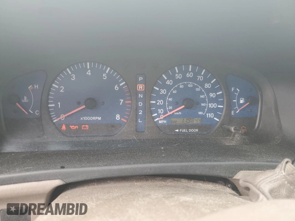 2001 Toyota Sienna LE with VIN 4T3ZF13C21U354682, listed as a Copart auction lot 50474715 with 119,844 mi miles and Salvage Title. Bid and sale history available at carsss.com. Image 9.