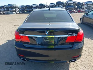 2012 BMW 7 Series 740i with VIN WBAKA4C51CC613636, listed as a IAAI auction lot 41908801 with 127,725 mi miles and . Bid and sale history available at carsss.com. Image 17.