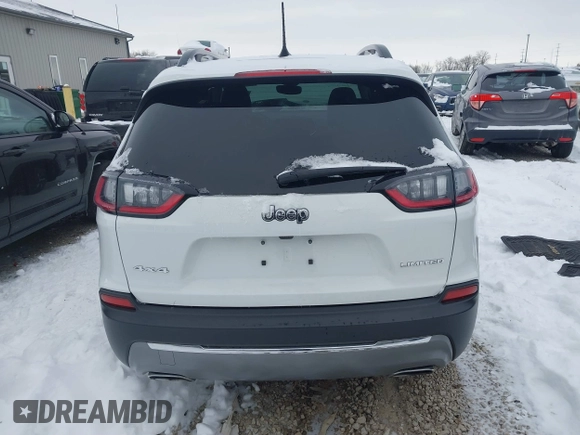 2022 Jeep Cherokee Limited with VIN 1C4PJMDN1ND524332, listed as a IAAI auction lot 41261859 with 30,970 mi miles and . Bid and sale history available at DreamBid. Image 16.