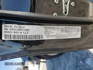 2021 Jeep Cherokee Altitude with VIN 1C4PJLLB9MD112353, listed as a Copart auction lot 48692805 with 93,074 mi miles and Salvage Title. Bid and sale history available at carsss.com. Image 13.