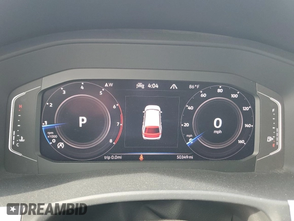 2022 Volkswagen Atlas SE z VIN 1V2KR2CA8NC534267, wystawiony jako Copart lot #52373235 z przebiegiem 50 349 mil mil oraz Szkoda całkowita • Salvage title. Historia ofert i sprzedaży dostępna na DreamBid. Obrazek 9.