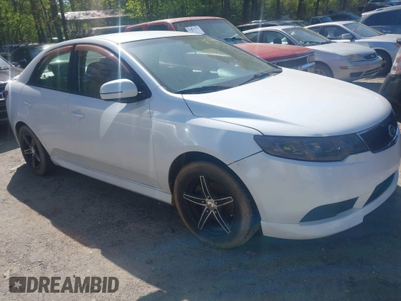 2012 Kia Forte EX with VIN KNAFU4A28C5545230, listed as a IAAI auction lot 42024581 with 292,797 mi miles. Bid and sale history available at carsss.com. Image 1.