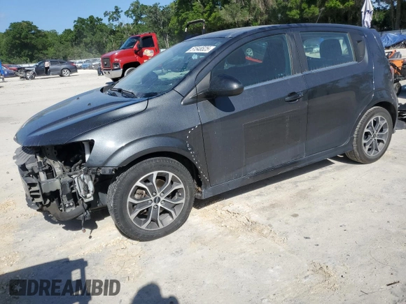 2018 Chevrolet Sonic LT with VIN 1G1JD6SB2J4110450, listed as a Copart auction lot 51548525 with 124,367 mi miles and Non repairable. Bid and sale history available at DreamBid. Image 1.
