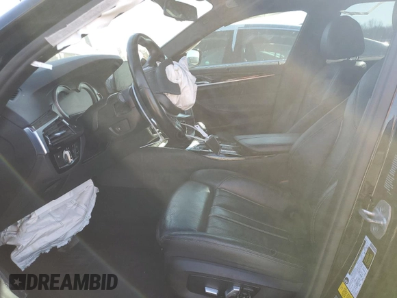2017 BMW 5 Series 530i xDrive with VIN WBAJA7C39HG905000, listed as a Copart auction lot 45930815 with 66,204 mi miles and Salvage Title. Bid and sale history available at carsss.com. Image 7.