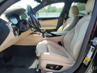 2018 BMW 5 Series 530e with VIN WBAJA9C5XJB033443, listed as a Copart auction lot 54876635 with Not provided miles and Salvage title. Bid and sale history available at DreamBid. Image 7.