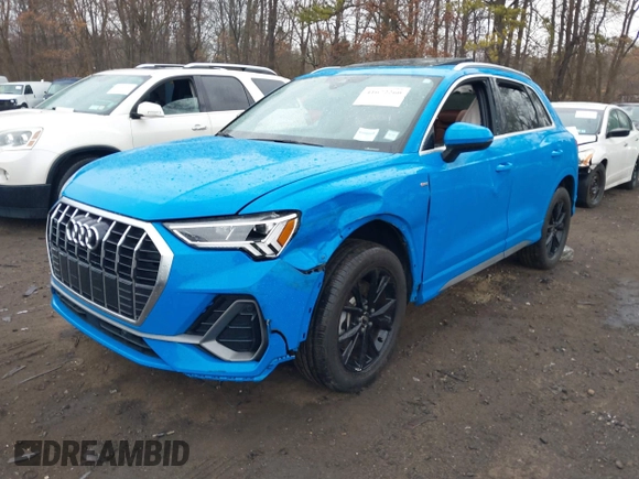 2023 Audi Q3 S line Premium with VIN WA1DECF37P1092891, listed as a IAAI auction lot 41672260 with 45,773 mi miles and . Bid and sale history available at DreamBid. Image 17.