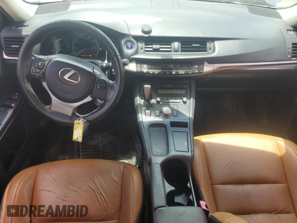 2015 Lexus CT 200h with VIN JTHKD5BH9F2218043, listed as a Copart auction lot 64250315 with 120,001 mi miles and Salvage title. Bid and sale history available at DreamBid. Image 8.