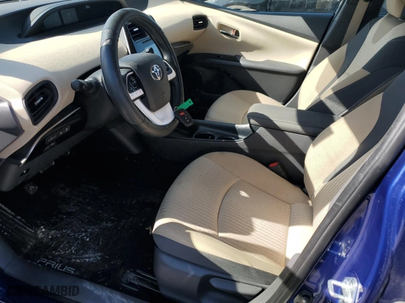 2018 Toyota Prius Two with VIN JTDKBRFU2J3064705, listed as a Copart auction lot 52171685 with 40,100 mi miles and Salvage Title. Bid and sale history available at carsss.com. Image 7.