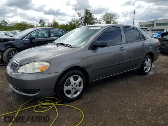 2006 Toyota Corolla CE z VIN 1NXBR32E76Z701995, wystawiony jako Copart lot #57660565 z przebiegiem 121 437 mil mil oraz Szkoda całkowita • Salvage title. Historia ofert i sprzedaży dostępna na DreamBid. Obrazek 1.