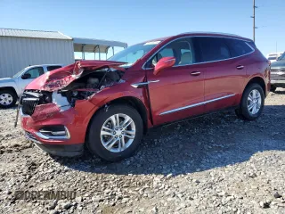 2018 Buick Enclave Essence with VIN 5GAERBKW9JJ145124, listed as a Copart auction lot 45188215 with 89,469 mi miles and Salvage Title. Bid and sale history available at carsss.com. Image 1.