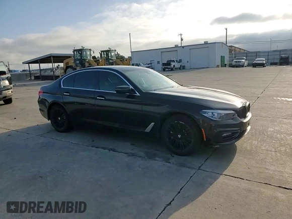 2017 BMW 5 Series 530i with VIN WBAJA5C35HG897952, listed as a Copart auction lot 55691385 with 135,869 mi miles and Salvage title. Bid and sale history available at DreamBid. Image 14.
