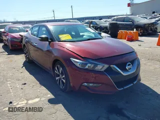 2016 Nissan Maxima Platinum with VIN 1N4AA6AP9GC397478, listed as a IAAI auction lot 41660915 with 107,442 mi miles and . Bid and sale history available at DreamBid. Image 1.